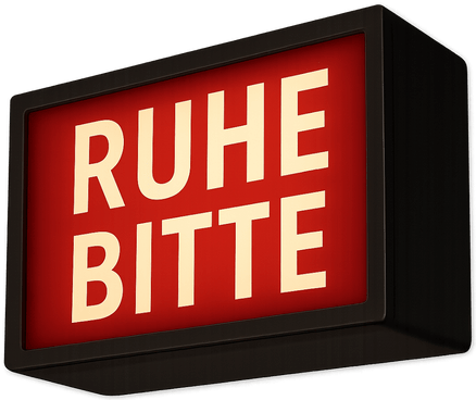 Ruhe bitte
